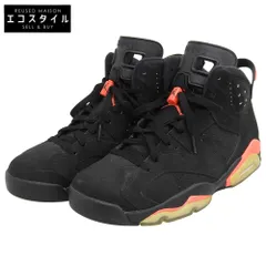 NIKE ナイキ エアジョーダン6 レトロ スニーカー シューズ メンズ ブラック×インフラレッド 27.5cm 384664-023 9.5(US)