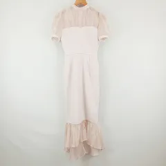 ダーリッチ Darich シアー マーメイド レディ ロングワンピース F ピンク
