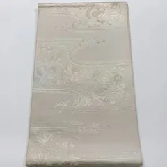 ［6560］袋帯 花鳥文様 金銀糸 六通 正絹 着物 フォーマル