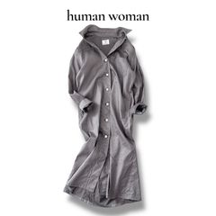 bunai リネン100% ロングシャツ 紺 bunai リネン100% ロングシャツ 紺 - メルカリ