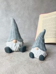 お座りドワーフLサイズ♡⃛セメント製オブジェ ガーデニング 妖精 可愛い 置物