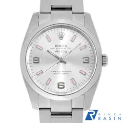 ロレックス エアキング 114200 シルバー 369ピンクバー ランダム番 中古 メンズ