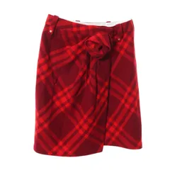 バーバリー BURBERRY スカート チェック ウール スカート レディース 未使用