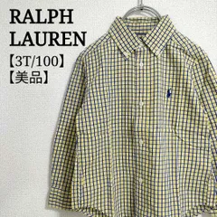 ラルフローレン RALPH LAUREN キッズ サッカー生地 ポニー刺繍 ボタンダウンシャツ