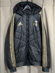 adidas アディダス 2011-12 スペイン レアルマドリード 中綿入 ウォーマー ジャケット ベンチコート L