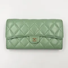 2026年最新】シャネル財布グリーンの人気アイテム - メルカリ