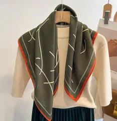 パターンスクエアスカーフ