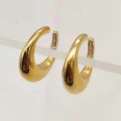 【超美品】ete　エテ　イヤーカフ　ゴールド　SILVER　シルバー925　ワイド