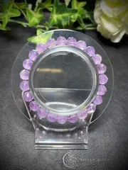 💎天然石✨️高品質✨️ラベンダー アメジスト  スターカット   ブレスレット    レディース＆メンズ   E767