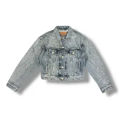 国内正規 参考上代49500円 Levi's × Beyonce SHRUNKEN 90S Trucker Jacket シュランクントラッカージャケット デニムジャケット Gジャン リーバイス ビヨンセ コラボ A9456-0005 インディゴ S