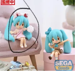 開封) VOCALOID（ボーカロイド・ボカロ） セガ セガ ちょこのせ 初音 ミク ミニ フィギュア