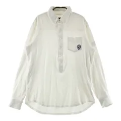 サイズ：4 PEARLY GATES パーリーゲイツ  長袖ポロシャツ ボタンダウン  ホワイト系 [240101568263] ゴルフウェア メンズ ストスト