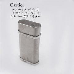 Cartier カルティエ ゴドロン 縦縞ガスライター シルバー G有付属品完備 Cartier カルティエ ゴドロン 縦縞ガスライター シルバー G有付属品
