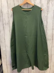 美品Babaghuri /ヨーガンレールノースリーブワンピース Babaghuri ヨーガンレール 綿麻 ノースリーブワンピース ブラック