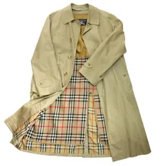 バーバリー　ステンカラーロングコート★美品 80年代 90年代 バーバリーズ イングランド製 英国製 バルマカーン