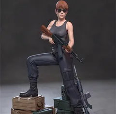 1/8 ガレージキット　フィギュア　未塗装　ターミネーター　サラ・コナー　23cm