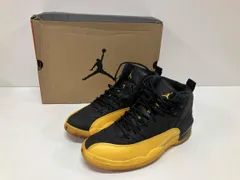 NIKE ナイキ スニーカー 130690-070 AIR JORDAN 12 UNIVERSITY GOLD ブラック&イエロー 27.0cm