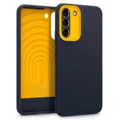 Caseology Galaxy S22 ケース TPU シリコン質感 PCシート カバー 耐久性 ナノポップ - ブルーベリーネイビーR198のサムネイル