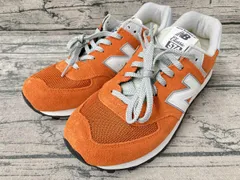 new balance 574classic オレンジ 28cm