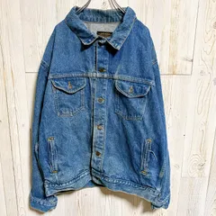 黒タグ　USA製　80's　エディバウアー　デニムジャケット　ヴィンテージ