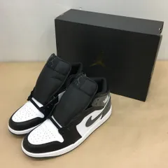 未使用 NIKE AIR JORDAN 1 MID Black/White/Iron Grey DQ8426-001 サイズ28cm【WS942-003】