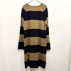 ‘S Max Mara ニットワンピース ベージュ ネイビー ボーダー 【送料込み】