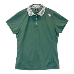 サイズ：L DESCENTE GOLF デサントゴルフ 2024年モデル 半袖ポロシャツ  カーキ系 [240101566035] ゴルフウェア レディース ストスト