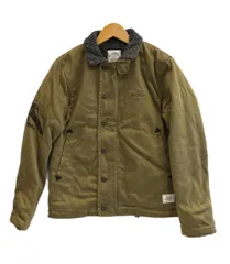 クライミー CRIMIE N-1 DECK JACKET デッキジャケット イーグルプリント 内ボア 緑 ジャケット カーキ Mサイズ 101MT-5602
