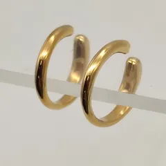 【美品】ete　エテ　ゴールドイヤーカフ　SILVER　シルバー925