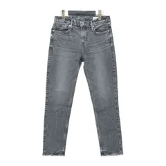 【美品】upper hights アッパー ハイツ パンツ グレー サイズ:24 | ステラ デニム パンツ / THE STELLA テーパードシルエット アンクル丈 ストレッチ ダメージ加工 コットン | ボトムス ジーンズ ジーパン【レディース】【中古】