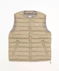 ダントン　ナイロンタフタ ノーカラー インナーダウンベスト （レディース）