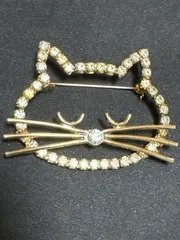 現品限り★ネコブローチ