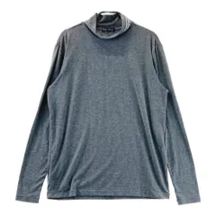 サイズ：L 23区GOLF ニジュウサンクゴルフ  モックネック長袖Tシャツ  グレー系 [240101571821] ゴルフウェア メンズ ストスト
