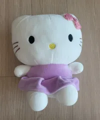 ハローキティ ぬいぐるみ (紫 ONE PIECE)