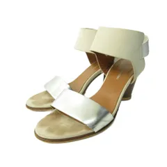 ファビオルスコーニ FABIO RUSCONI サンダル シューズ ハイヒール レザー 36 23.0cm 白 ホワイト系 0107