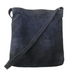 アニエスベー agnes b. サコッシュ ショルダーバッグ 豚革 レザー 紺 ネイビー 0107