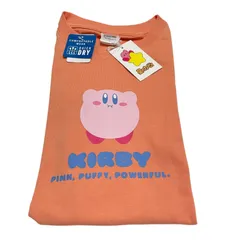 【新品】星のカービー　半袖　ロゴtシャツ　オレンジ系のサムネイル
