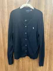 POLO RALPH LAUREN   ポロラルフローレン   ピマコットン クルーネック カーディガン