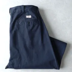 ■古着 Polo by Ralph Lauren ポロバイラルフローレン ポロチノ ツイルパンツ PHILIP PANT ダークネイビー 濃紺 実寸W36L30【L5405】