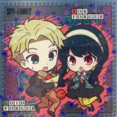 【中古】食玩 ステッカー・シール ロイド＆ヨル(スーパーレア) 「SPY×FAMILY でふぉキャラ!シールグミ」