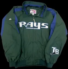 マジェスティック テンバヤス・デビル・レイズ 野球 アウター グリーン