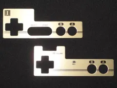 ★★【復刻版】ファミコン用コントローラーのアルミプレートセット★★