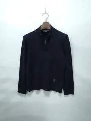 フランコフェラーロ ウール100% ニット ジップアップ (メンズ100)