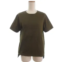 クラネ CLANE Tシャツ カットソー 半袖 無地 カーキ 1 ■ECT