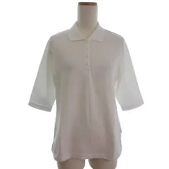 ヴァン ヂャケット VAN JAC ポロシャツ 6分袖 白 L ■ECT