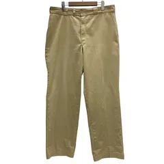 ディッキーズ Dickies 80's チビタグ USA製 ワークパンツ TALON チノパン ベージュ 36×31サイズ 201MB-1275 VB
