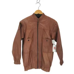 ユーズドフルギ USED古着 {{LORMAN}} スペイン製 レザーブルゾン メンズ 表記無