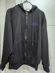 イ・ジュノ(LEE JUNHO) ビフォーミッドナイト ブラック フードジップアップ