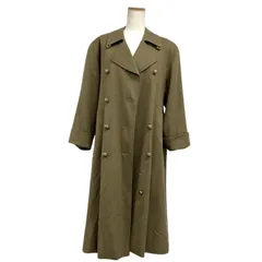 バーバリーズ Burberrys トレンチコート カーキ ボタン取れ 肩パッドあり レディース【中古】