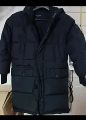 リトルエスルーム ブラック ダウンジャケット ロング丈 アウター